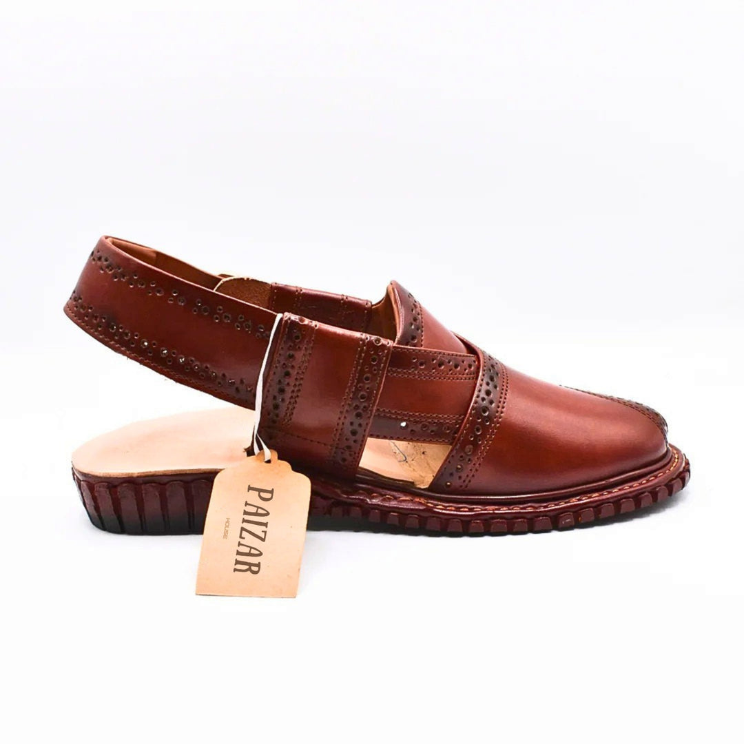 Kingra Sandal (Red Brown)