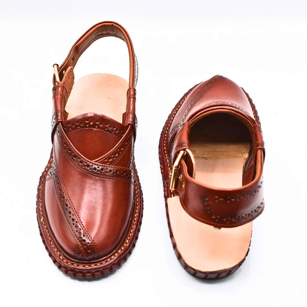 Kingra Sandal (Red Brown)