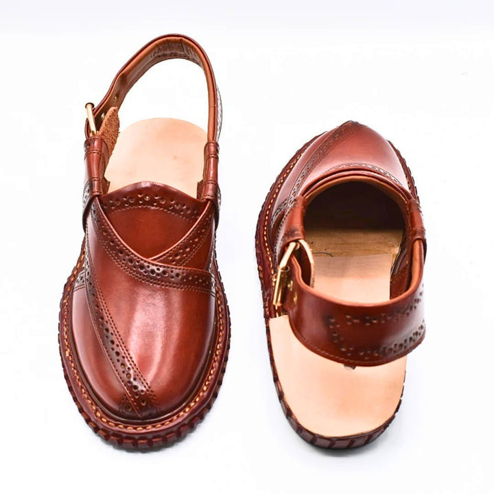 Kingra Sandal (Red Brown)